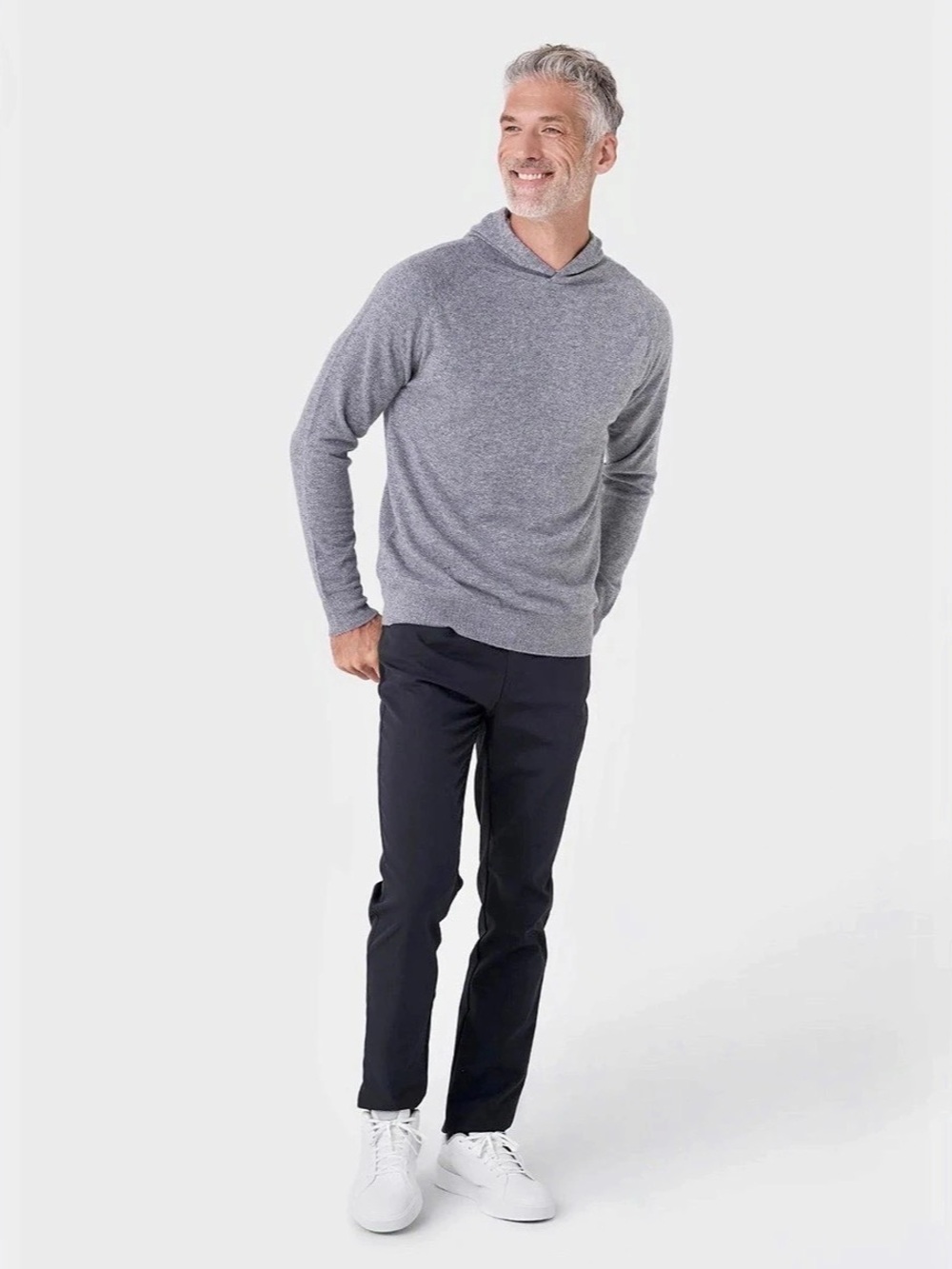 SUN DAY RED 3D printed Tour Cashmere Hoodie Gray NWT $375